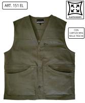 GILET CACCIA COTONE ELAST art 151EL